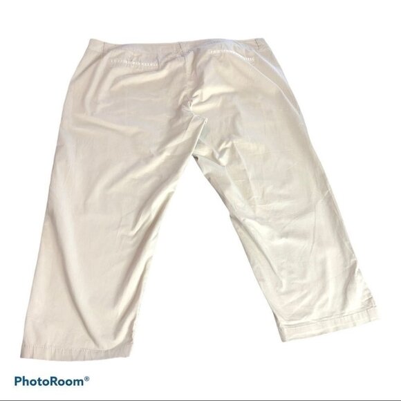 Addition Elle 7/8 Tan Capris Size 24 NWT Brand New - Picture 3 of 9